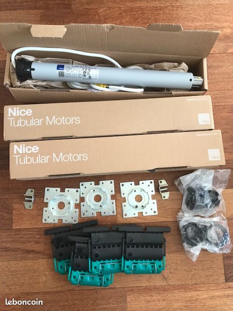 Lot motorisation volets NICE / ZF64 (image 1)
