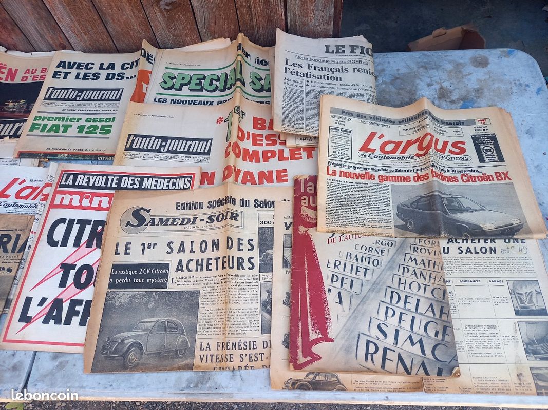 Journaux anciens articles sur CITROEN (image 2)
