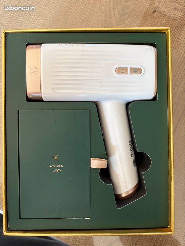 Épilateur Lumière Pulsée IPL Neuf - Boîte Abîmée - Marque Rohs - Pour épilation Durable
