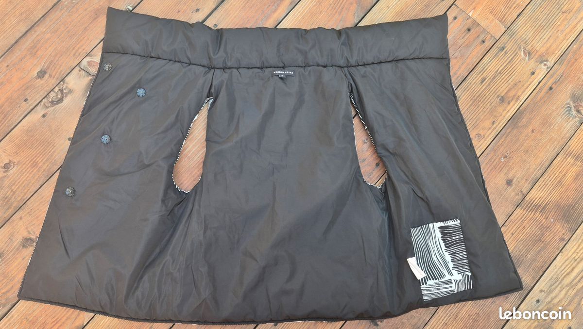 Doudoune femme sans manche noire Kokomarina (image 9)