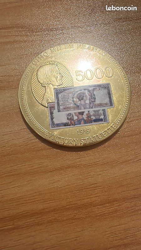 Billet De Banque Français 5000 Francs Victoire – Valeur Faciale, Collection