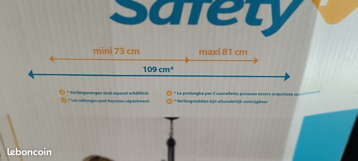 Barrière de sécurité Safety 1st (j en ai 3 ) (image 3)