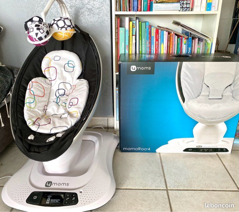 Balancelle Mamaroo 4 4moms + réducteur (image 1)