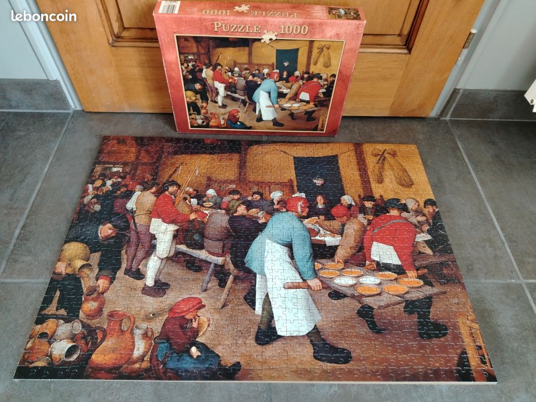 Puzzle 1000 pièces Le repas de noces du peintre Pieter Brueghel (image 1)