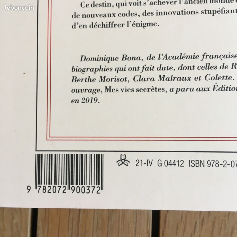 Divine Jacqueline - Dominique Bona - Broché - Gallimard (image 7)