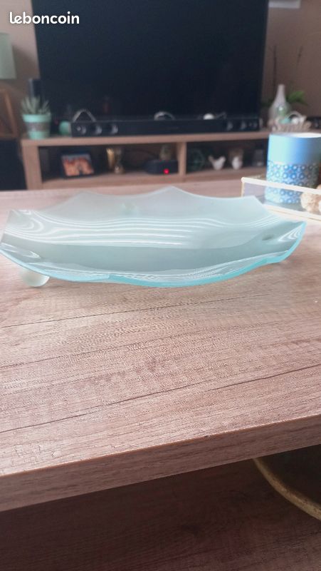 Vide poche ou grande coupelle en verre opaque (image 4)
