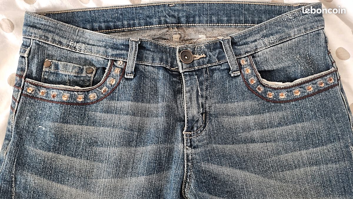 Jean Sequins Femme Taille 40 (image 1)