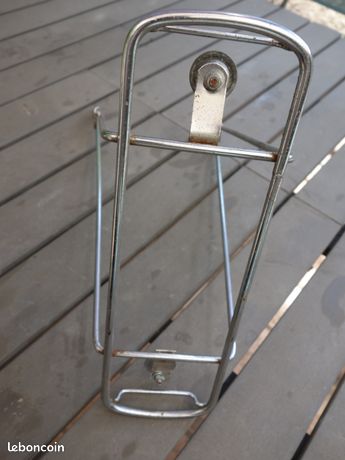 Ancien Porte Bagage Arrière Vélo Ville Vintage En Acier Marque Goupil