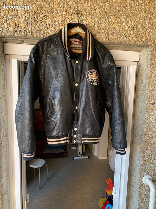 Blouson cuir véritable « Mirage » (image 1)