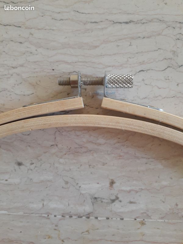 Tambours cercle broderie 27 cm diamètre NEUF (image 2)