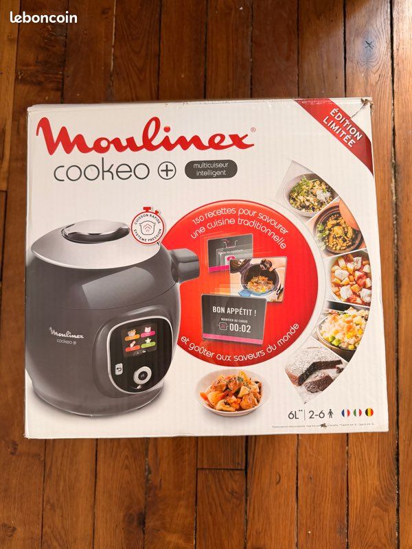 Multicuiseur MOULINEX COOKEO 80 recettes + spatule - Electro Dépôt