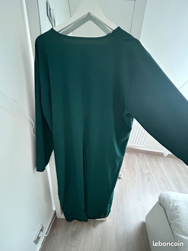 Abaya vert menthe (image 8)