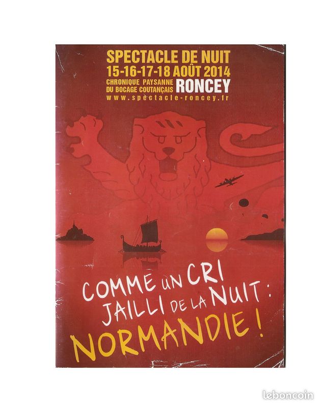 DVD - K7 video - prospectus "spectacles de nuit canton de cerisy-la-salle" (image 2)