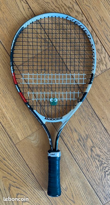Raquette Publicitaire Vintage PERRIER - Objet Roland Garros Beach Racket Ball