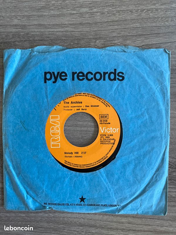 Archies Vinyl 45t Sp (image 2)