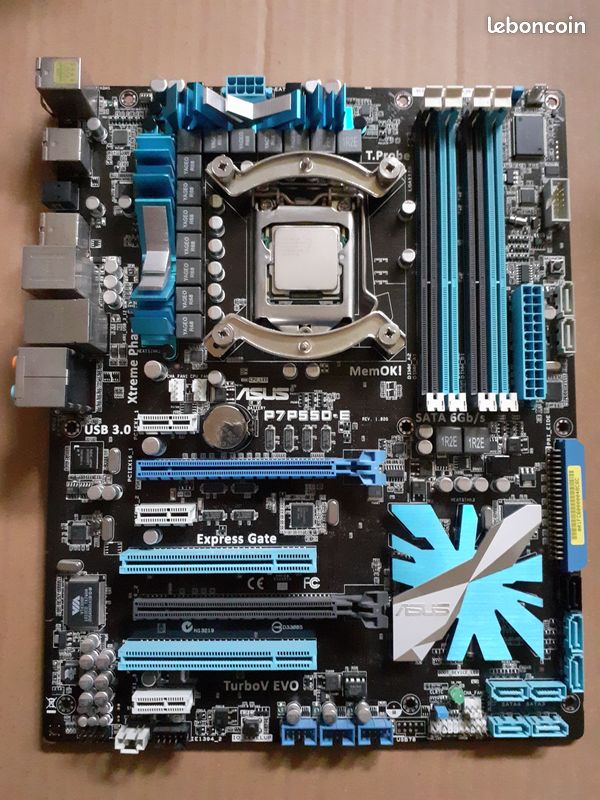 Carte Mère ASUS X55U Avec CPU AMD Et Dissipateur Thermique - Occasion