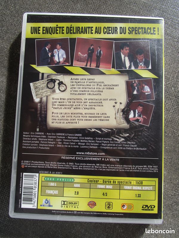 2 DVD Chevaliers du Fiel (image 5)