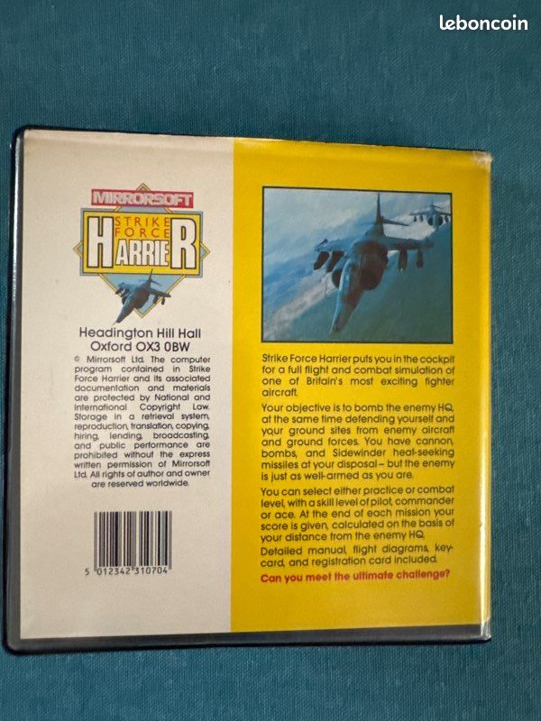 Jeu Amstrad : Harrier Strike Force ( Disquette ) (image 2)