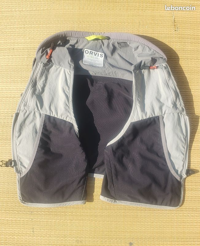 Gilet De Pêche Orvis Vintage - Vert, Taille L, Multi-poches, Léger