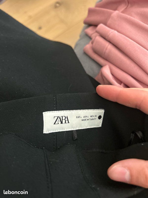 Pantalon fluide/ léger à jambes larges Zara pour femme taille 40/L (image 3)