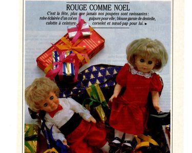 Page De Magazine Poupée Françoise (Modes Et Travaux) - Février 1971 Avec Patron Miniature