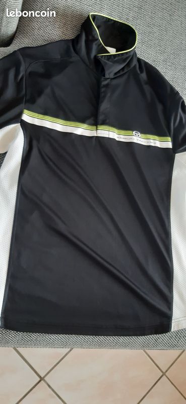 Tee-shirt portée une fois homme couleur noir blanc vert marque Sergio tacchini taille L .......20euros (image 10)