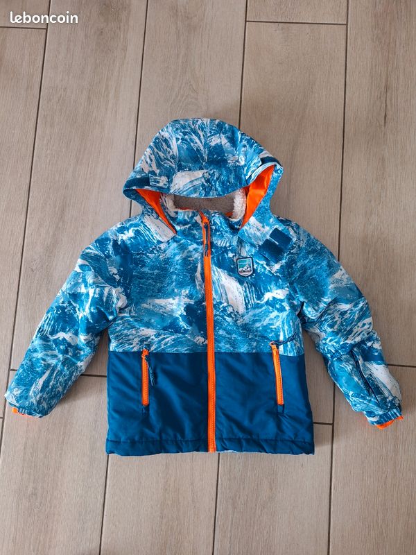 Veste De Ski WANABEE Pour Fille 6 Ans - État Très Bon, Couleur Noir - Idéale Pour Les Sports D'hiver