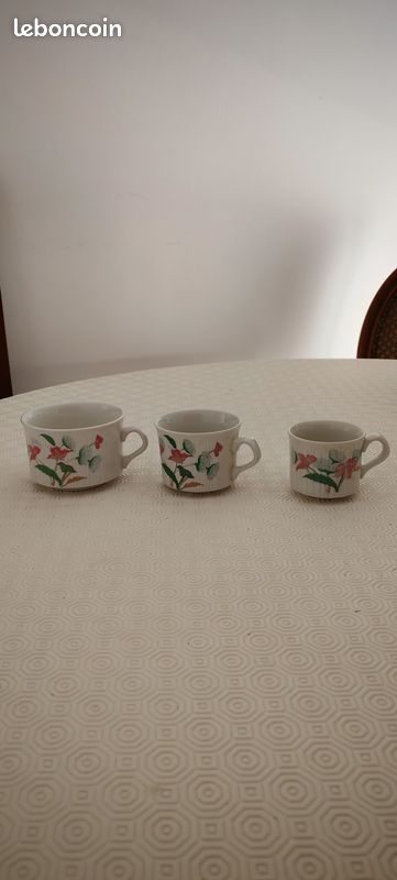 Service à thé et café en faïence style anglais (image 4)