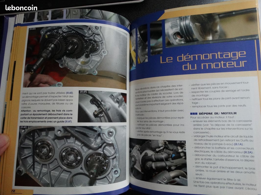Guide d'utilisation , entretien et réparation scooter Piaggio X9 125 Didier Meyer (image 4)