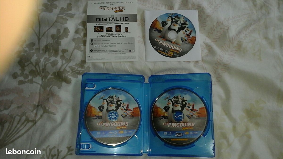 Blu ray 3d+ blu ray +dvd " les pingouins de madagascar " (image 3)