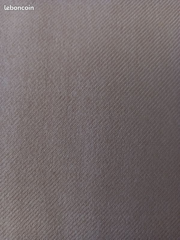 Coupon 1mètre lainage beige neuf (image 2)