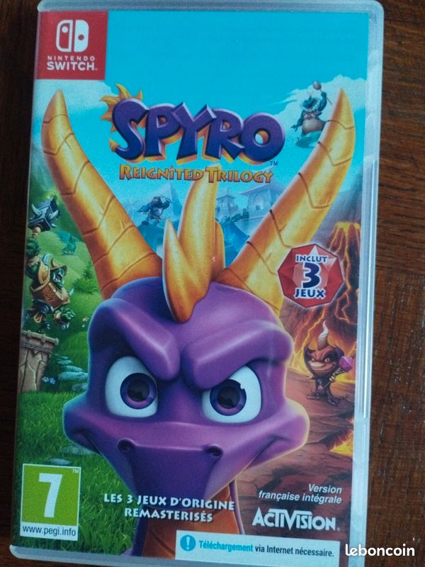 Jeu Switch Spyro Reignited Trilogy (image 1)