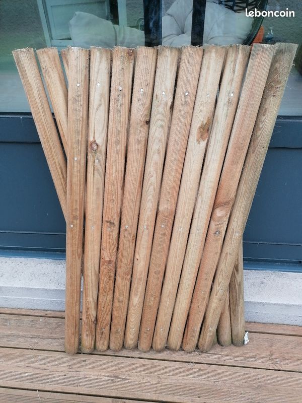 Barrière croisillons bois (image 1)