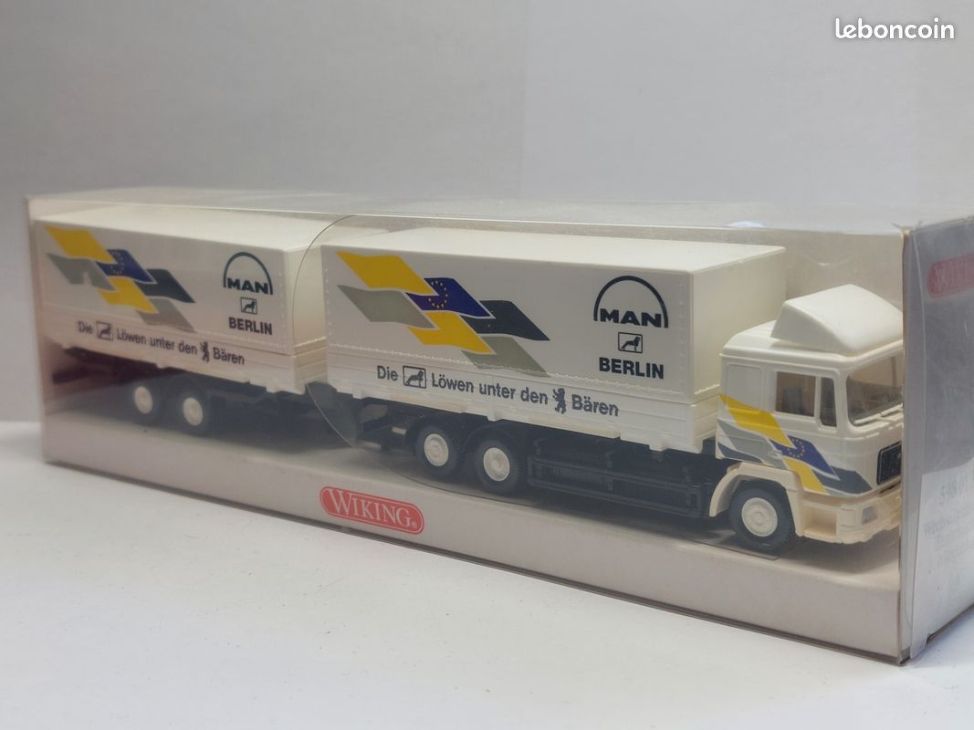 WIKING HO 1/87 MAN TGL PARTNER ASSISTANCE CAMION REMORQUEUR