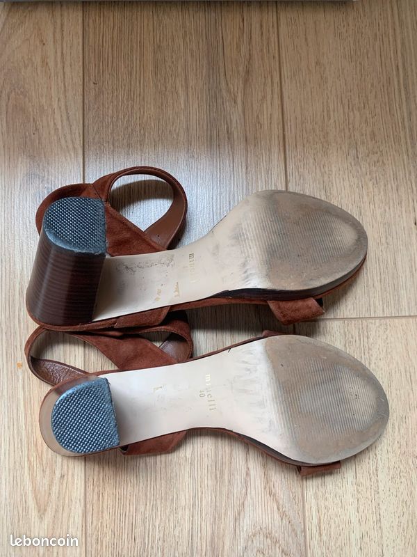 Sandales marron nubuck Minelli T40 (image 3)
