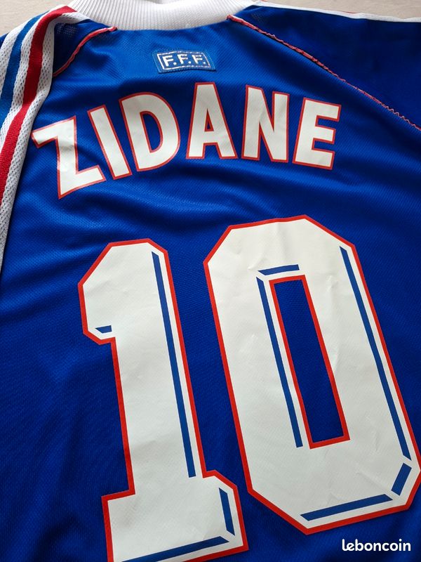 Maillot Centenaire FFF France 2019 - Zidane N°10 - Taille S - Neuf Avec étiquettes