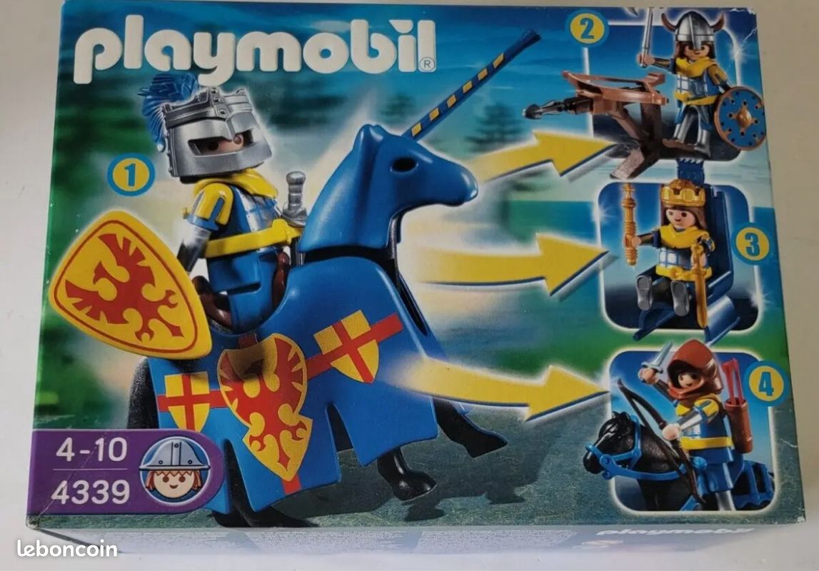 Playmobil cheval du chevalier (4339) (image 1)