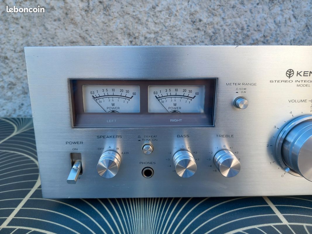 KENWOOD KA-550D AMPLIFICATEUR Stéréo Intégré - Vintage Hi-Fi EUR 119,90