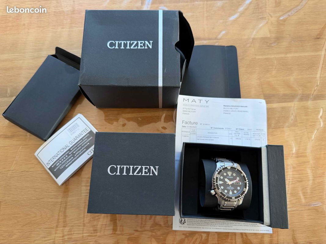 Montre Citizen Promaster Marine Automatique Super Titanium (image 3)