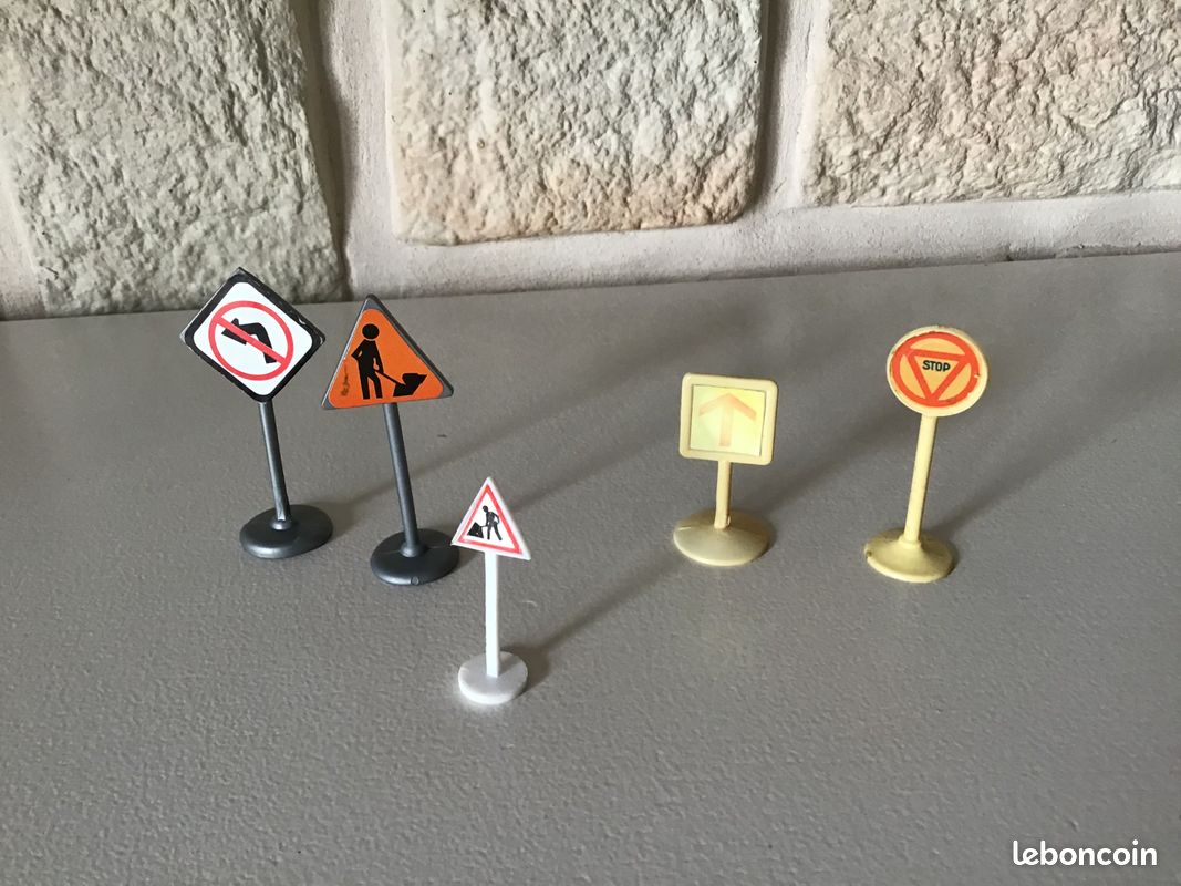 Lot de 60 accessoires "chantier - bâtiment public" - plastique - pour diorama ou modélismes (image 9)