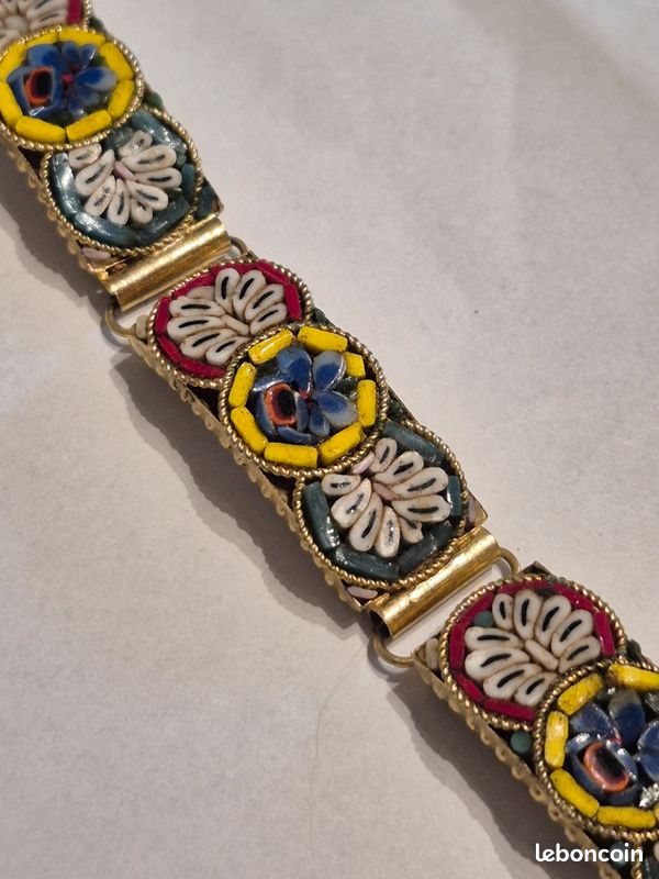 Bracelet vénitien millefiori (image 1)