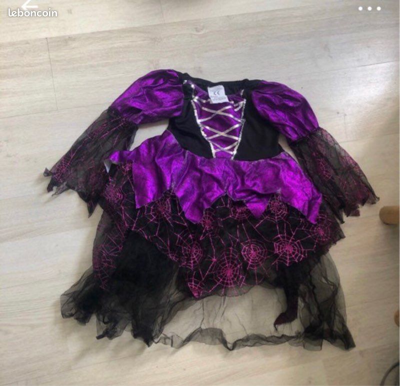 Déguisement robe araignée taille 7/10 ans (image 1)
