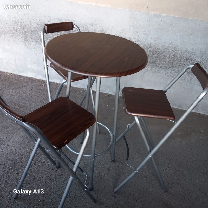 Table haute plus chaise (image 4)