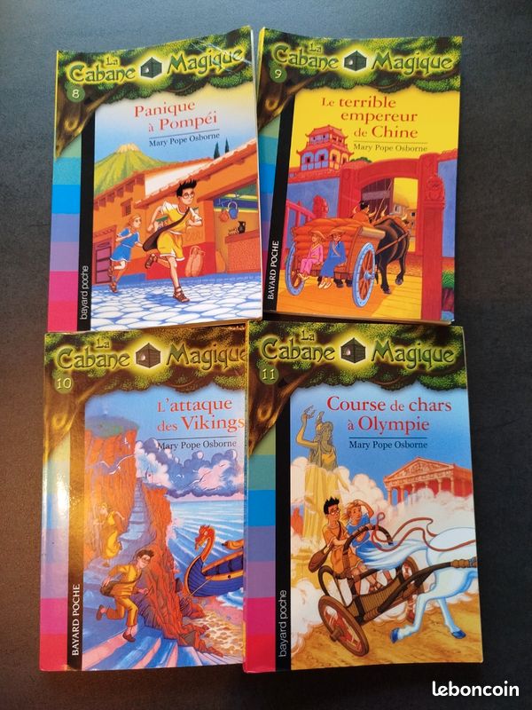 Lot livres cabane magique de 8 à 11 à 4 (image 2)