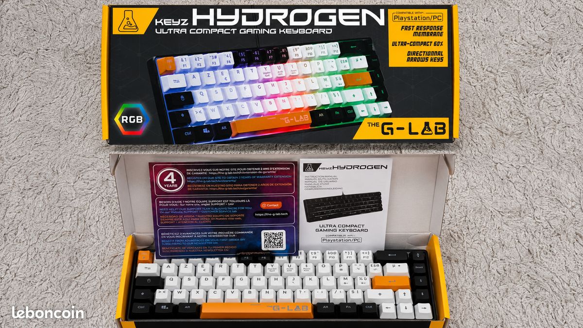 Clavier hydrogen g-lab gamer (image 2)