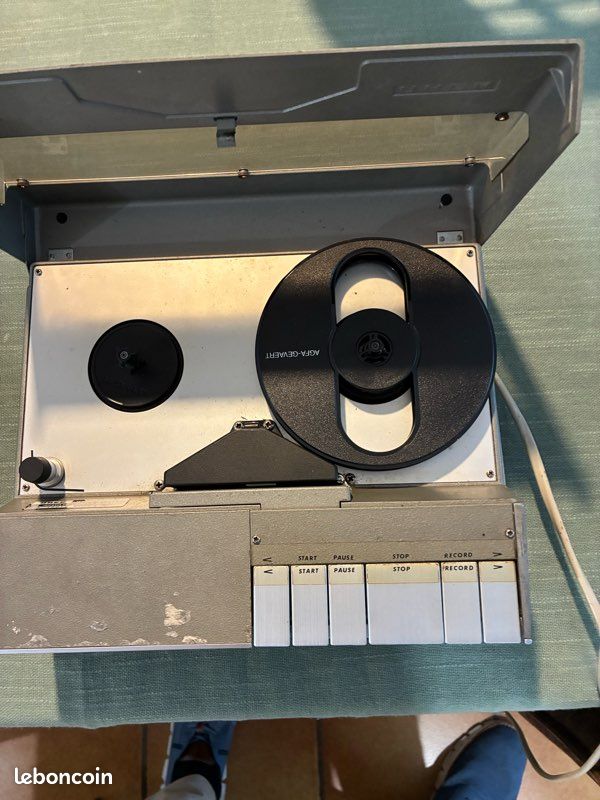 Magnétophone Uher 4200 Report Moniteur Vintage, Avec Micro, Alim, Sacoche