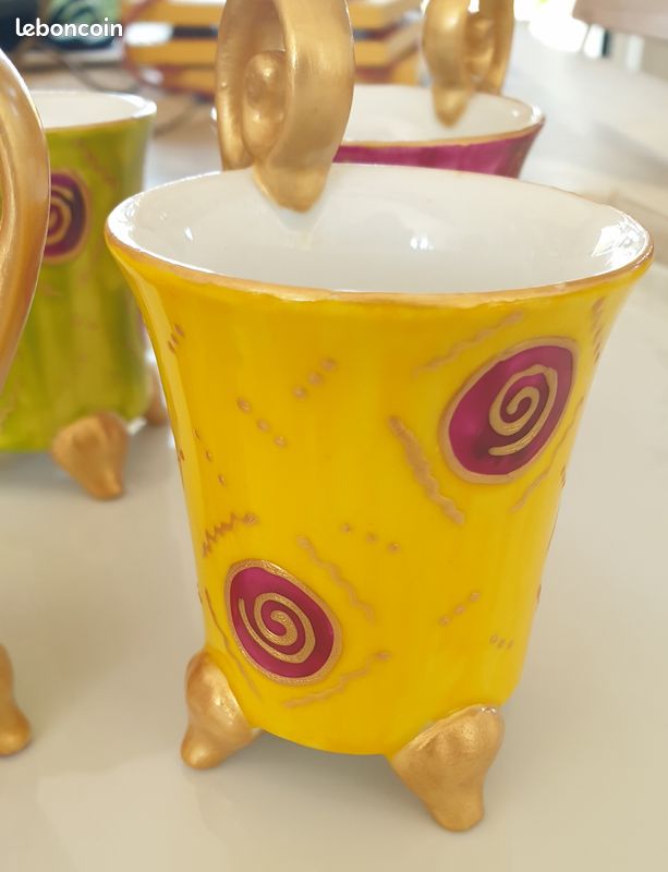 Tasses à café deco main (image 2)