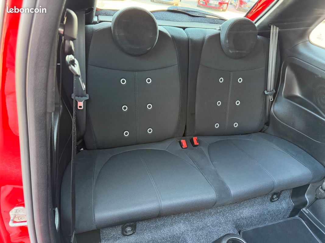 Fiat Abarth 500 1.4 T-JET 140 595 Excellent état Garantie 1an Toit ouvrant Pare choc Carbone (image 8)