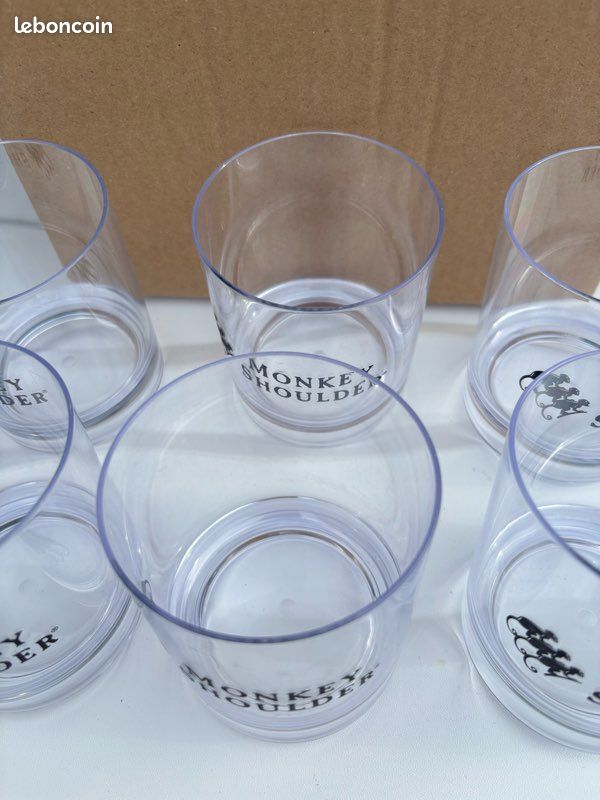 12 verres whisky Monkey Shoulder 35cl neufs (image 4)
