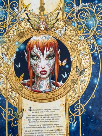 Ledroit, Féerie, Affiche offset, Les Fées de l'ancien monde Ledroit, Féerie, Affiche offset, Les Fées de l'ancien monde
